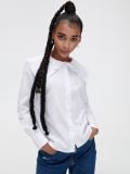 Biała koszula z ozdobnym kołnierzem - biały - CROPP - small2
