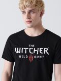 T-shirt z nadrukiem The Witcher - czarny - CROPP - small1