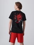 T-Shirt mit aufdruck Cyberpunk 2077 - Schwarz - CROPP - small3