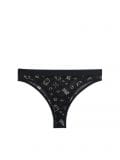 Czarne ażurowe majtki Hello Kitty - czarny - CROPP - small1