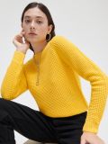 В'язаний светр - жовтий - CROPP - small1