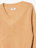Dzianinowy sweter - beżowy - CROPP - small5