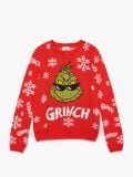 Świąteczny sweter Grinch - czerwony - CROPP - small1