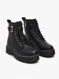 Czarne botki z ociepleniem - czarny - CROPP - small4
