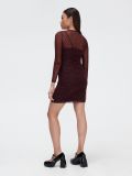 Vestito nero con motivo floreale rosso - Rosso - CROPP - small3