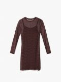 Vestito nero con motivo floreale rosso - Rosso - CROPP - small6