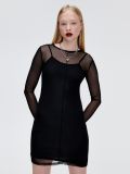 Mesh Kleid - Schwarz - CROPP - small1