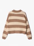 Sweter w poziome pasy - beżowy - CROPP - small6