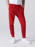 Pantaloni de trening tip jogger - roșu - CROPP - small1