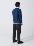 Jeansowa kurtka sherpa - granatowy - CROPP - small6