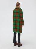 Długi płaszcz w kratę - zielony - CROPP - small3