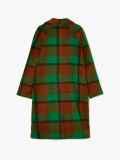 Długi płaszcz w kratę - zielony - CROPP - small6