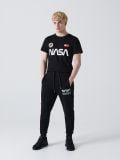 Joggery z nadrukiem NASA - czarny - CROPP - small2