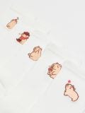 Sokid, pakis 5 paari - valge - CROPP - small2