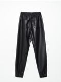 Jogger aus Kunstleder - Schwarz - CROPP - small6