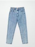 Jeansy mom - błękitny - CROPP - small4