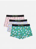 3 pack bokserek Rick and Morty - różowy - CROPP - small1
