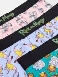 3 pack bokserek Rick and Morty - różowy - CROPP - small3