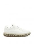 Białe sneakersy z wzorzystą podeszwą - czarny - CROPP - small1