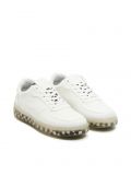 Białe sneakersy z wzorzystą podeszwą - czarny - CROPP - small2