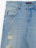 Jeansy loose fit z dziurami - niebieski - CROPP - small6