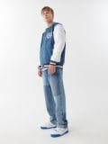 Patchworkowe jeansy - niebieski - CROPP - small2