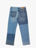 Patchworkowe jeansy - niebieski - CROPP - small6