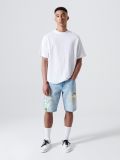 Denimowe szorty Rick and Morty - niebieski - CROPP - small4