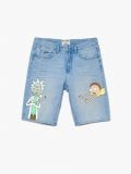 Denimowe szorty Rick and Morty - niebieski - CROPP - small5