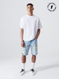 Denimowe szorty Rick and Morty - niebieski - CROPP - small1