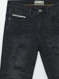 Jeansowe szorty slim z dziurami - czarny - CROPP - small5