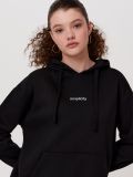 Hoodie mit Schriftzug - Schwarz - CROPP - small1
