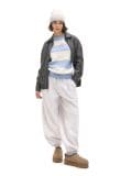 Jasnoszare joggery z wysokim stanem - jasny szary - CROPP - small1