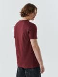 Bordowy T-shirt z nadrukiem CROPP - kasztanowy - CROPP - small3