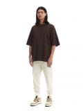Brązowy t-shirt oversize - brązowy - CROPP - small1