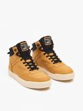 Ocieplane sneakersy z imitacji skóry - żółty - CROPP - small3
