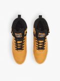 Ocieplane sneakersy z imitacji skóry - żółty - CROPP - small4
