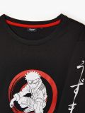 Koszulka longsleeve z nadrukiem Naruto - czarny - CROPP - small5