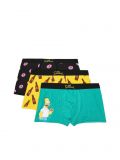 Confezione da 3 boxer The Simpsons - Nero - CROPP - small1
