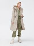 Beżowa parka z ociepleniem - kremowy - CROPP - small1