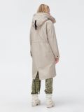 Beżowa parka z ociepleniem - kremowy - CROPP - small4