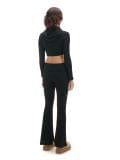 Розкльошені штани - чорний - CROPP - small3