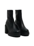 Botines con tacón ancho - Negro - CROPP - small2
