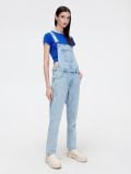 Salopette in denim blu - Blu - CROPP - small4