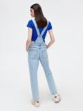 Salopette in denim blu - Blu - CROPP - small5