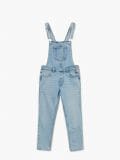 Salopette in denim blu - Blu - CROPP - small1