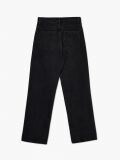 Jeansy straight z ozdobnymi nitami - czarny - CROPP - small6