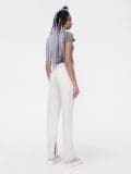 Jeansy z rozcięciem - kremowy - CROPP - small3