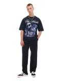 Koszulka Pop Smoke - czarny - CROPP - small2