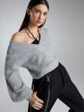 Luźny sweter oversize - jasny szary - CROPP - small1